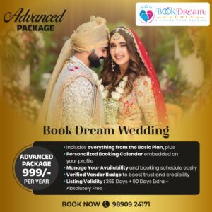 Bookdreamwedding Advance package
